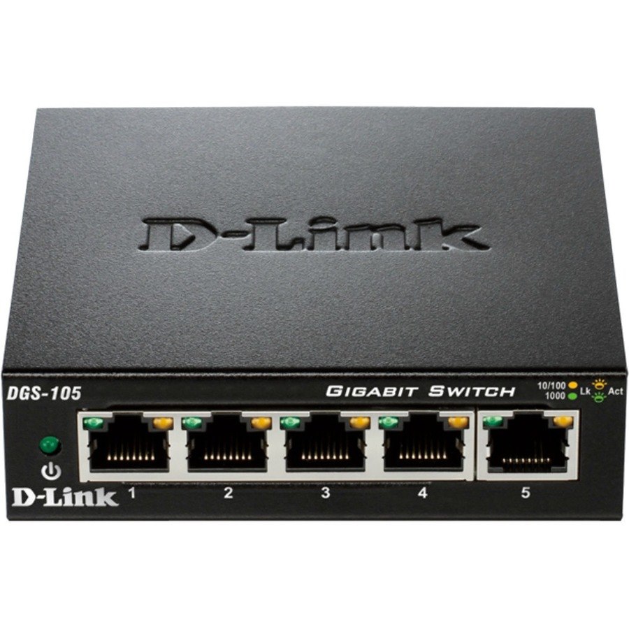 D-Link DGS-105 5 Poorten Ethernetswitch