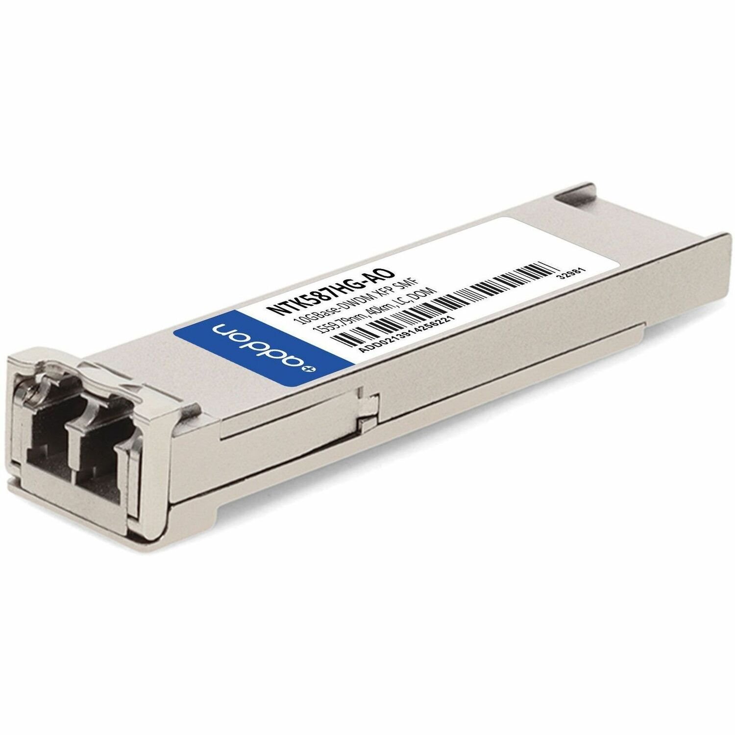 AddOn Ciena&reg; NTK587HG Compatible TAA 10GBase-DWDM XFP Transceiver 100GHz (SMF, 1559.79nm, 40km, LC, DOM)