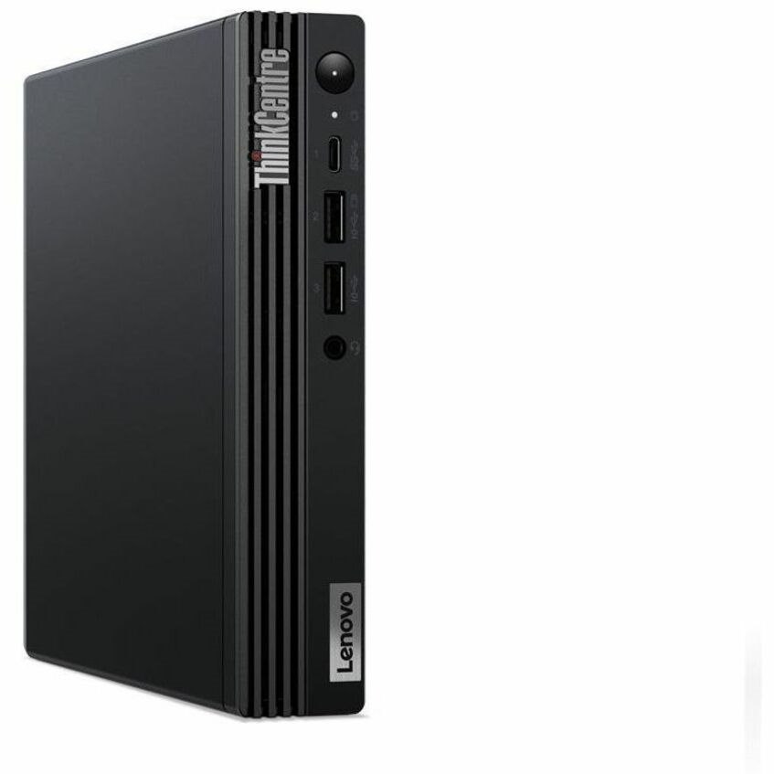 Lenovo ThinkCentre M70q Gen 3 11T300C0SS Desktop Computer - Intel Core i5 12th Gen i5-12400T - 16 GB - 256 GB SSD - Tiny - Black