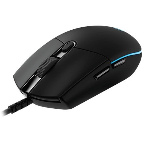 Logitech Pro Gaming Mouse - USB 2.0 - Optical - 6 Button(s) - Black