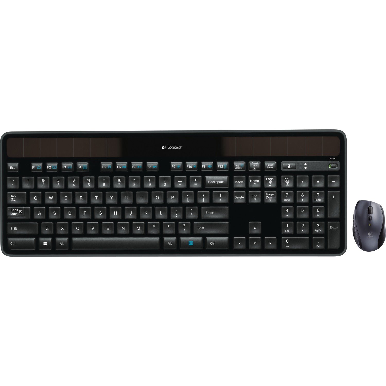 Logitech Wireless Solar Keyboard & Marathon Mouse Combo MK750