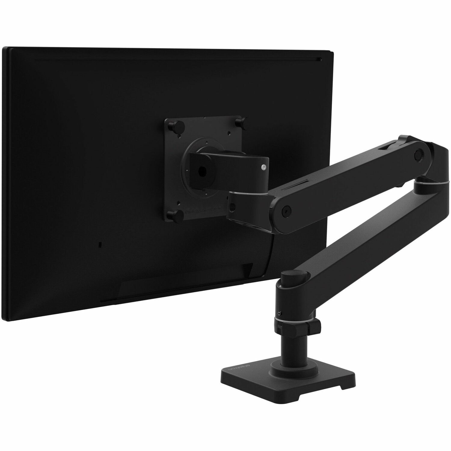 Ergotron Desk Mount for Monitor, LCD Display - Black