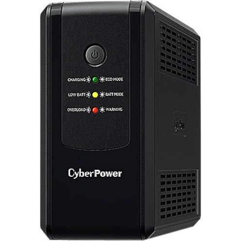 CyberPower UT650EG ENERGY-SAVING TOWER UPS, 650VA/360W, AVR, RJ11/45 Surge Protection, 12V/5AH*1, 3x AU, 2 years advance replacement including Internal Battery