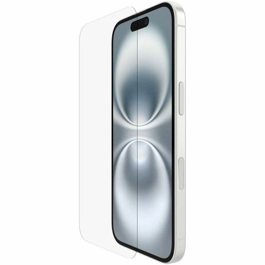 Belkin ScreenForce InvisiGlass 9H Glass Screen Protector for iPhone 15, Apple iPhone 16, Apple iPhone 14 Pro - Transparent - 1 Piece