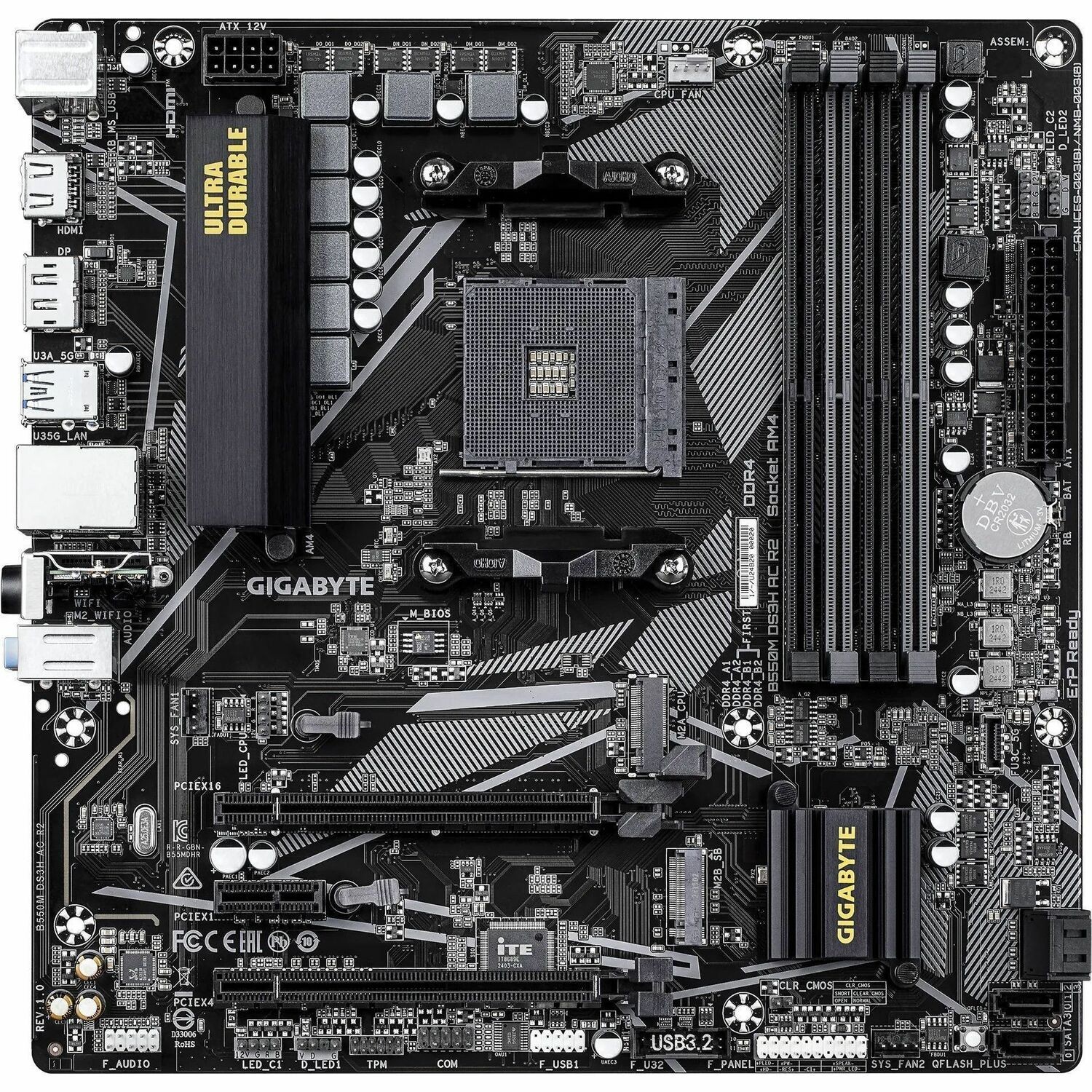 Gigabyte B550M DS3H Ac R2