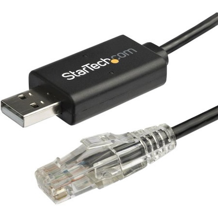 StarTech.com 6 ft / 1.8 m Cisco USB Console Cable - USB to RJ45 Rollover Cable - Transfer rates up to 460Kbps - M/M - Windows�, Mac and Linux� Compatible