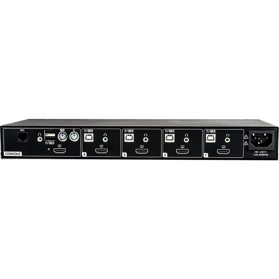 Vertiv Cybex SC840H Secure KVM | Single Head | 4 Port | HDMI 1.4 | NIAP | 4K UHD