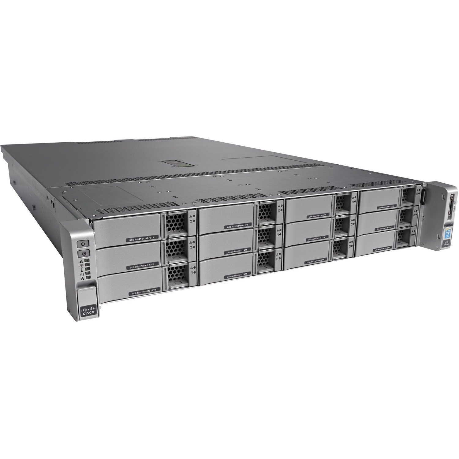 Cisco C240 M4 2U Rack Server - 2 Xeon E5-2620 v4 2.10 GHz - 128 GB RAM - Serial ATA, 12Gb/s SAS Controller