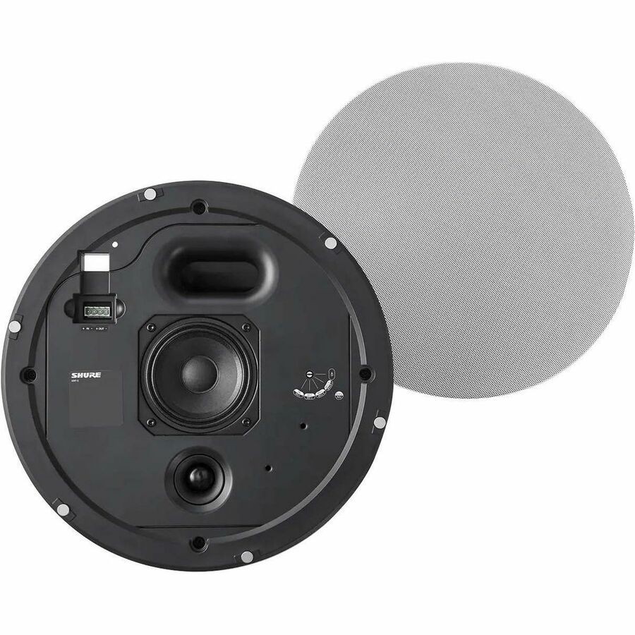 Shure Loudspeaker, Ceiling, 8Ohm/Trafo, White