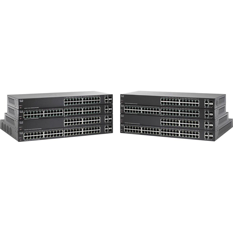 Cisco SF220-48P 48-Port 10/100 PoE Smart Plus Switch