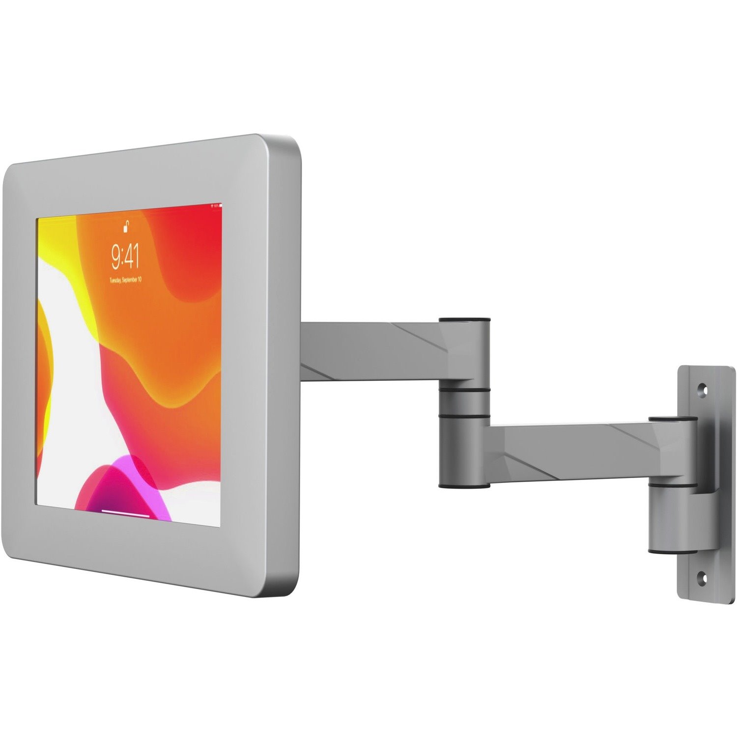 CTA Digital VESA Wall Mount Arm with Enclosure for iPad Gen 7-10 & 7-11" Tablets