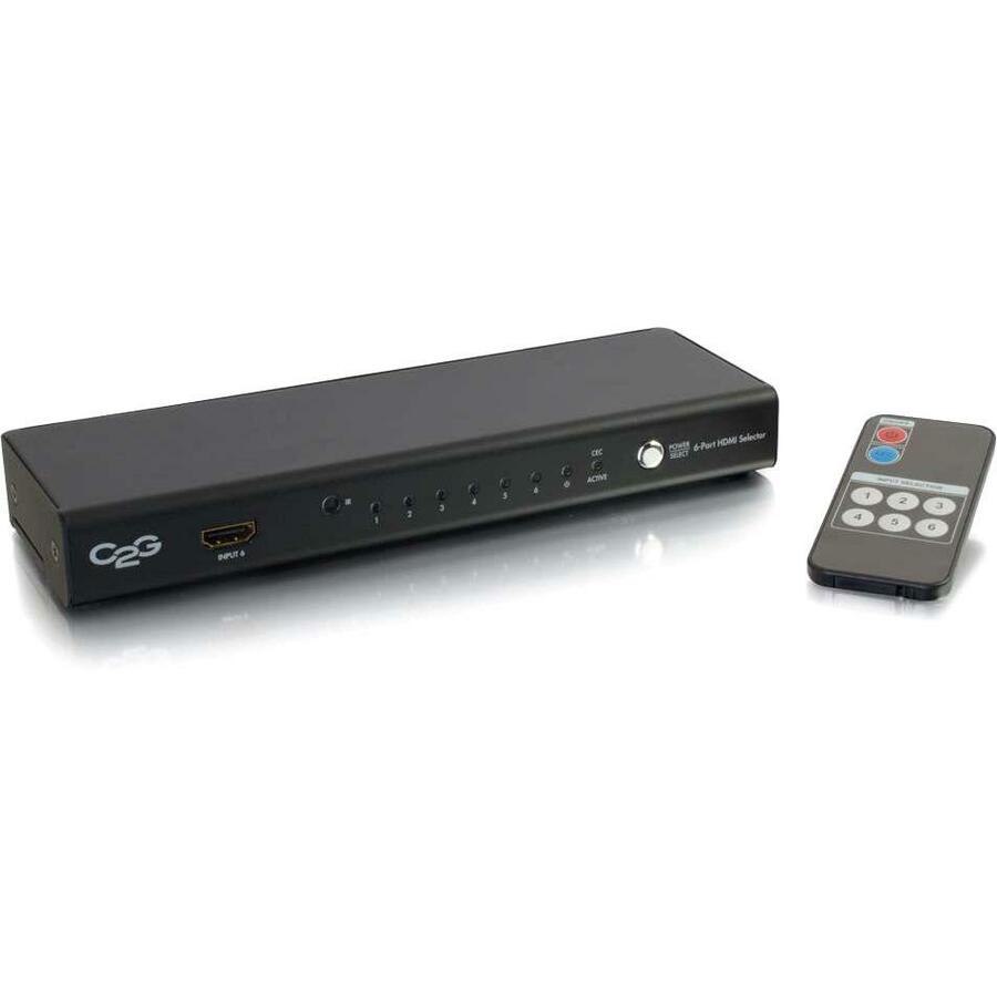 C2G 6-Port HDMI Switch - HDMI Selector