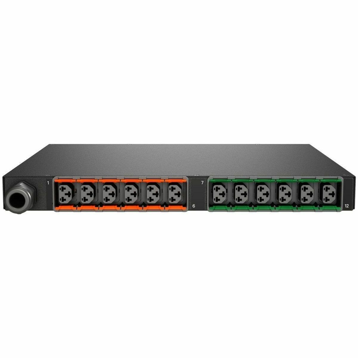 Vertiv Geist rPDU MNU5M1R6-12CF18-3TL6A0H10-S 12-Outlets PDU