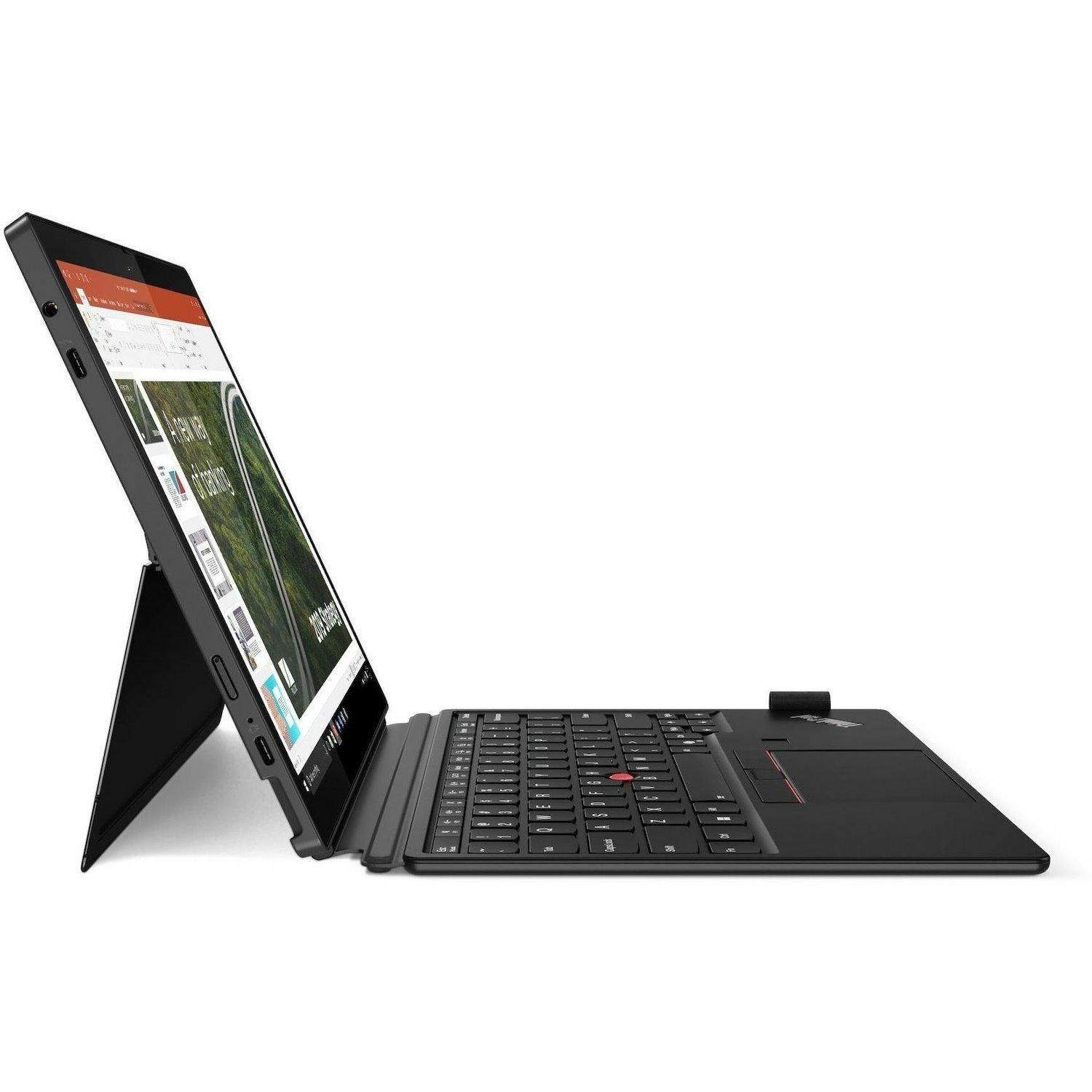 Lenovo ThinkPad X12 Detachable Gen 2 21LK002VCA 12.3" Touchscreen Detachable 2 in 1 Notebook - Full HD Plus - Intel Core Ultra 7 164U - vPro Technology - 16 GB - 512 GB SSD - French Keyboard - Black
