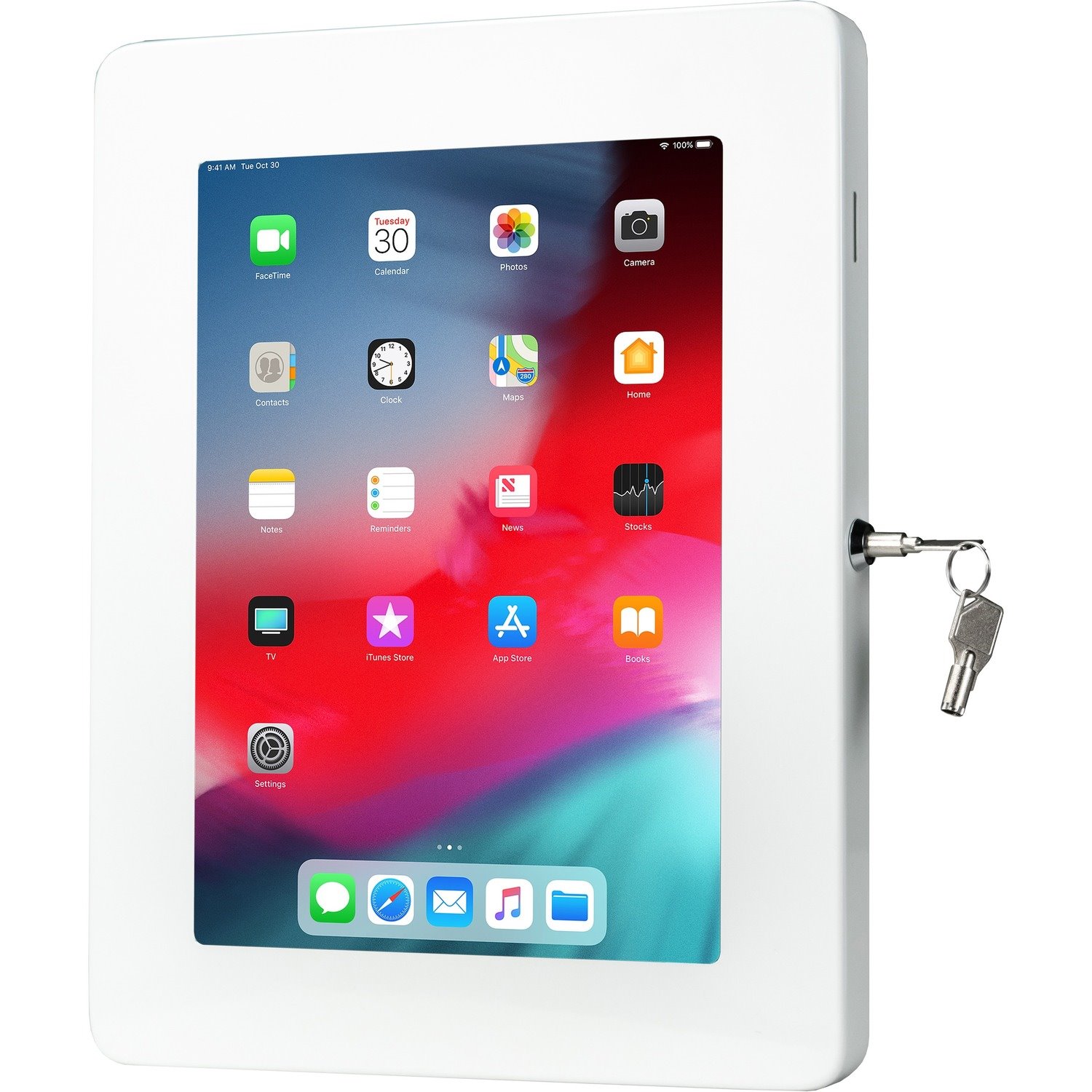 CTA Digital Premium Large Locking Wall Mount (White)