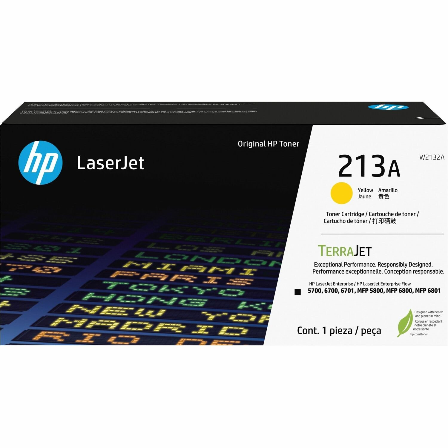 HP 213A Original Laser Toner Cartridge - Yellow - 1 / Each