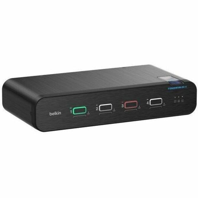 Belkin Universal DisplayPort Secure KVM, 4-Port Dual Head with CAC