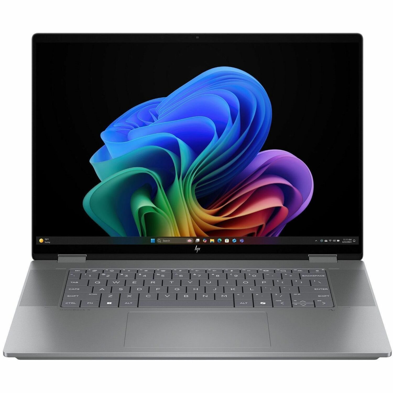 HP OmniBook X Flip 16-ar0751nd 40,6 cm (16") Touchscreen Converteerbaar Copilot+ PC 2-in-1 Notebook - WUXGA - AMD Ryzen AI 5 340 - 16 GB - 512 GB SSD - Zilver