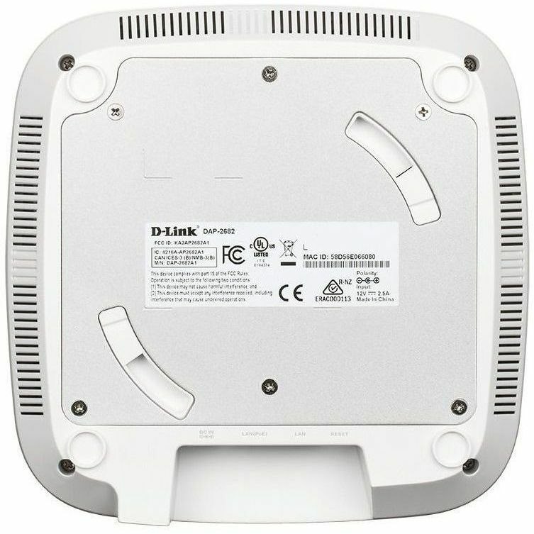 D-Link Nuclias Connect DAP-2682 Dual Band IEEE 802.11 a/b/g/n/ac 2.25 Gbit/s Wireless Access Point - Indoor