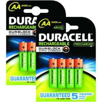 Duracell Batterij - Nikkel-metaalhydride (NiMH) - 8Pak