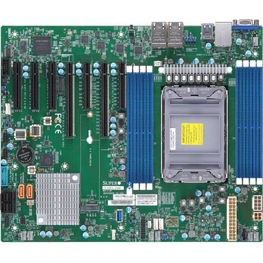 Supermicro Mbd-X12spl-Ln4f-O Moderkort Intel® C621 Lga 3647 (Socket P) Atx Lga 3647 (Socket P) Atx