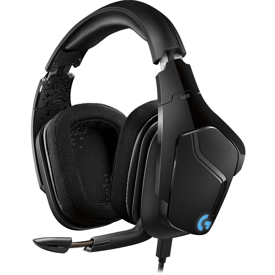 Logitech G635 Over-the-head Headset - Black