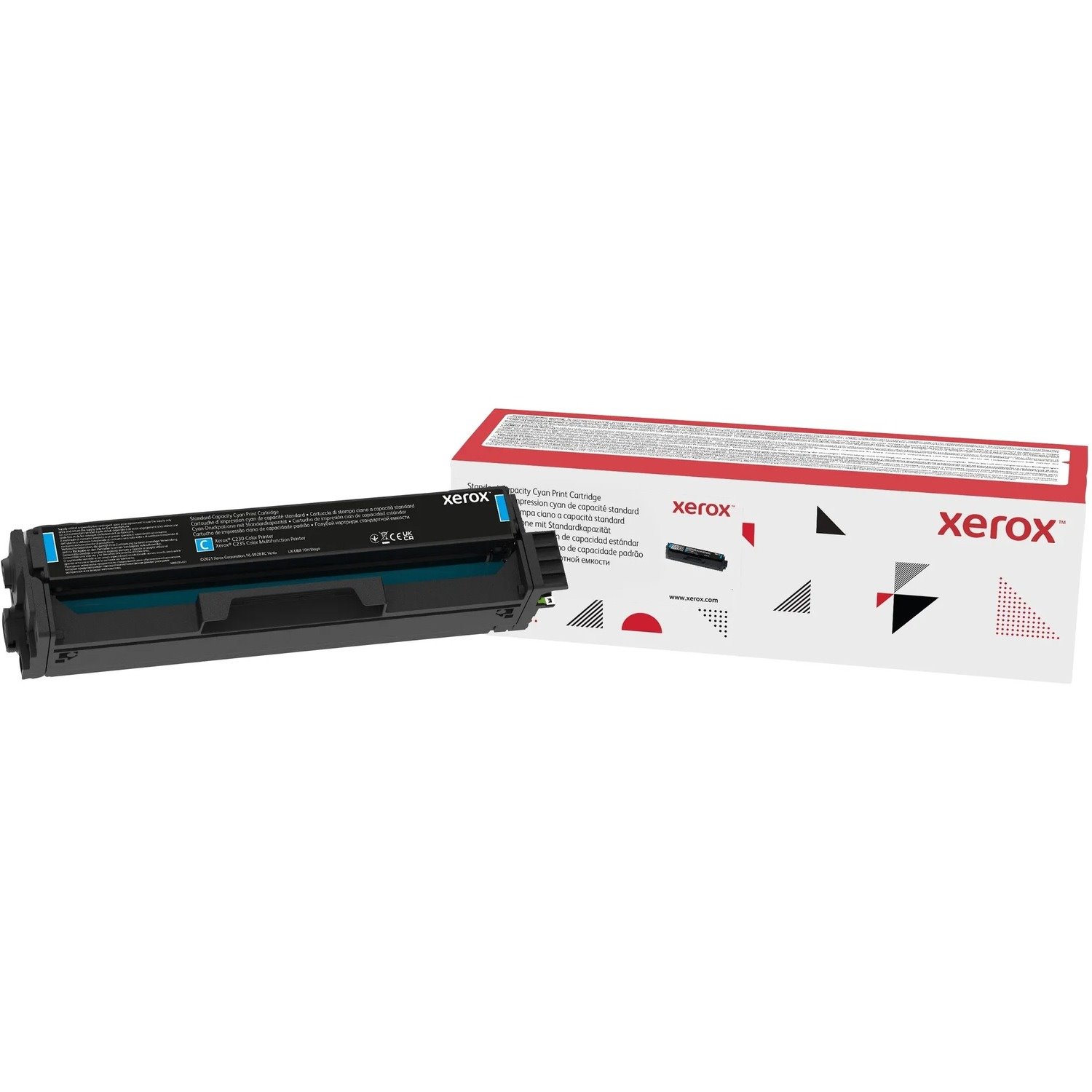 Xerox Genuine XeroxÂ&reg; C230 Color Printer&acirc;&euro;/&acirc;&euro;C235 Color Multifunction Printer Cyan Standard capacity Toner Cartridge (1500 Pages) - 006R04384