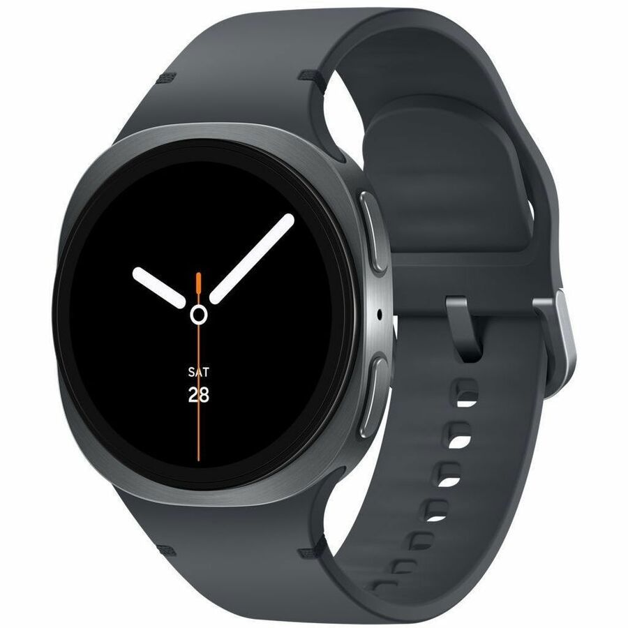 Samsung Galaxy Watch8 SM-L325F Smart Watch - Graphite Body Color - Armor Aluminum Case Material - Wireless LAN - 4G - LTE