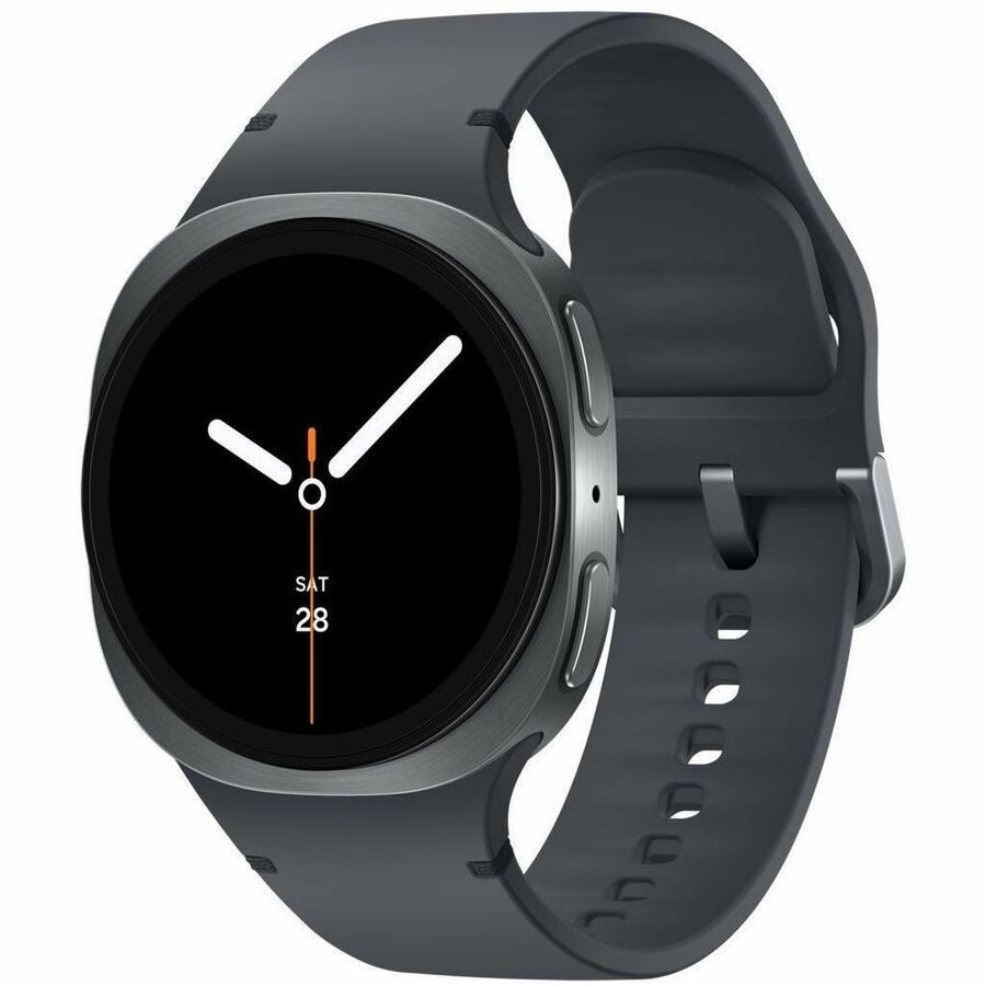 Samsung Galaxy Watch8 SM-L325F Smart Watch - Graphite Body Color - Armor Aluminum Case Material - Wireless LAN - 4G - LTE