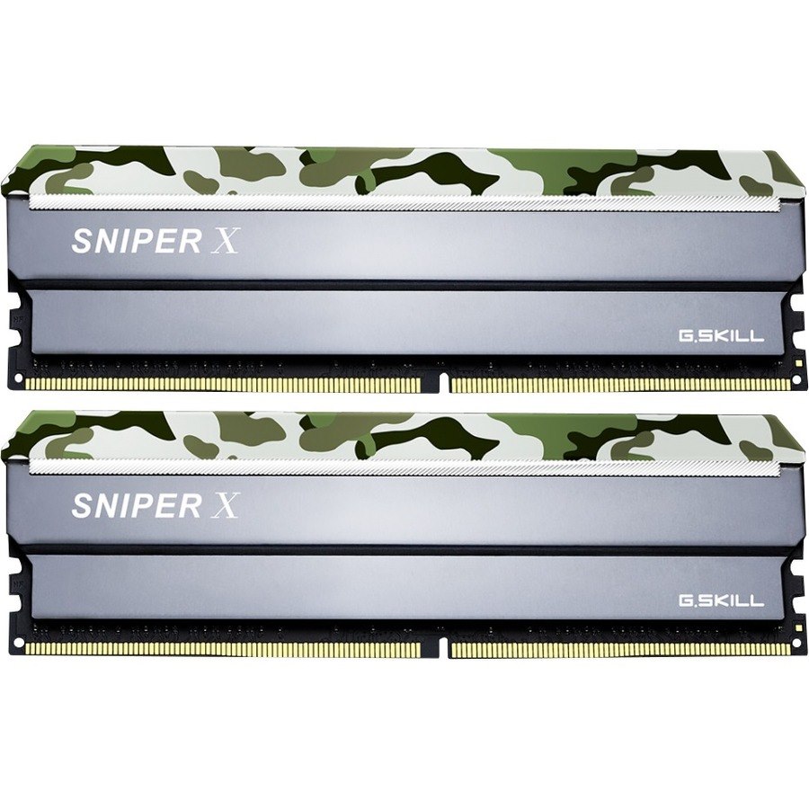 G.SKILL Sniper X RAM Module - 32 GB (2 x 16GB) - DDR4-3200/PC4-25600 DDR4 SDRAM - 3200 MHz - CL16 - 1.35 V