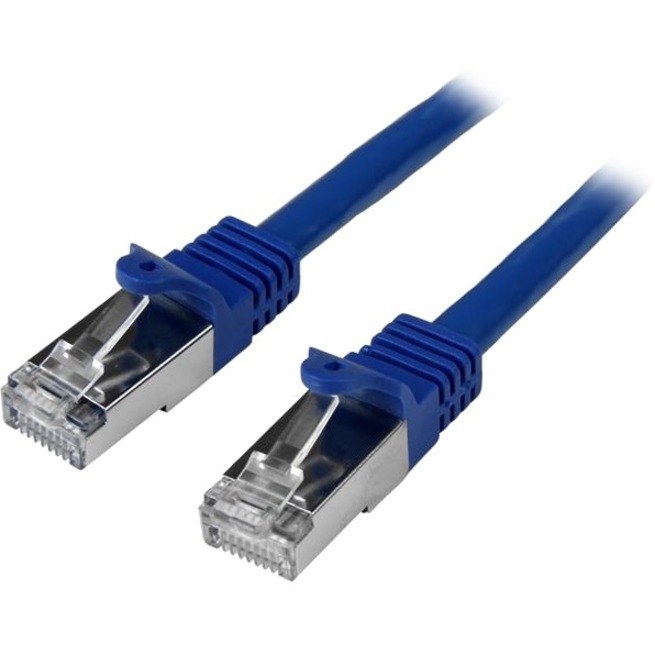 StarTech.com 3m Cat6 Patch Cable - Shielded (SFTP) Snagless Gigabit Network Patch Cable - Blue Cat 6 Ethernet Patch Lead