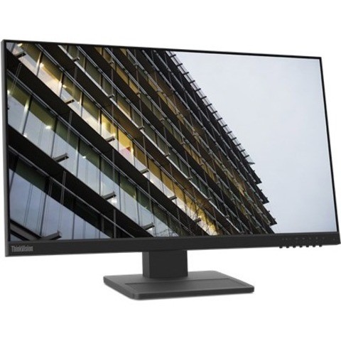 Lenovo ThinkVision E24-28 24" Class Full HD LCD Monitor - 16:9 - Raven Black