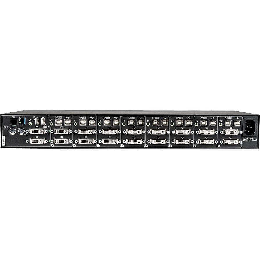 Vertiv Cybex SC985 Secure KVM | Dual Head | 8 Port | DVI-I | NIAP| 4K | USB| DPP