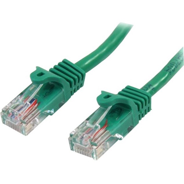 StarTech.com 3 m Green Cat5e Snagless RJ45 UTP Patch Cable - 3m Patch Cord