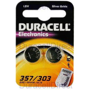 Duracell D357 Batterij - Zilveroxide - 2