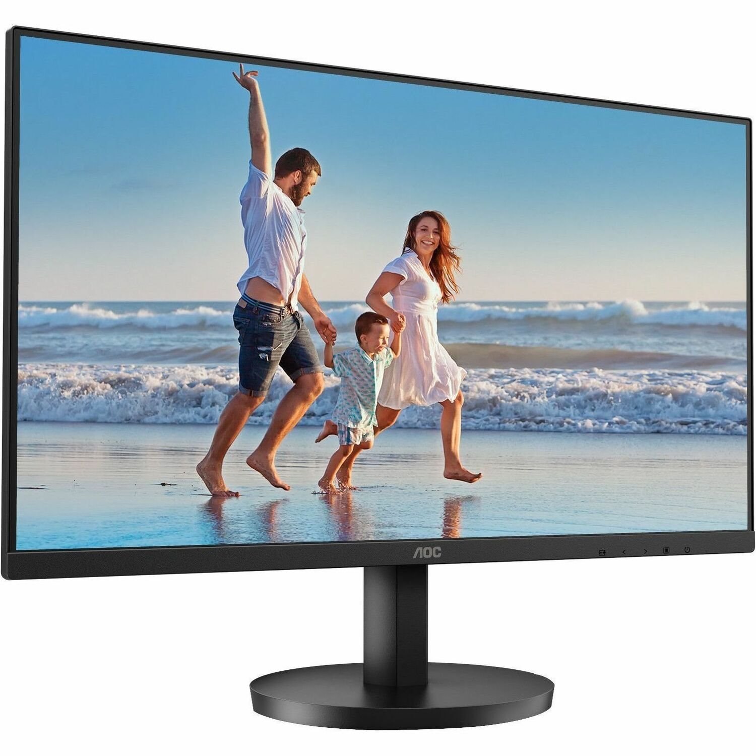 AOC 24B3HM 24" Class Full HD LED Monitor - 16:9 - Black