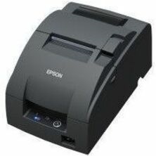 Epson TM-U220IIB-832 Kitchen, POS System Dot Matrix Printer - Two-color - Wall Mount - Receipt Print - Ethernet - Serial - Parallel - With Cutter - Dark Grey