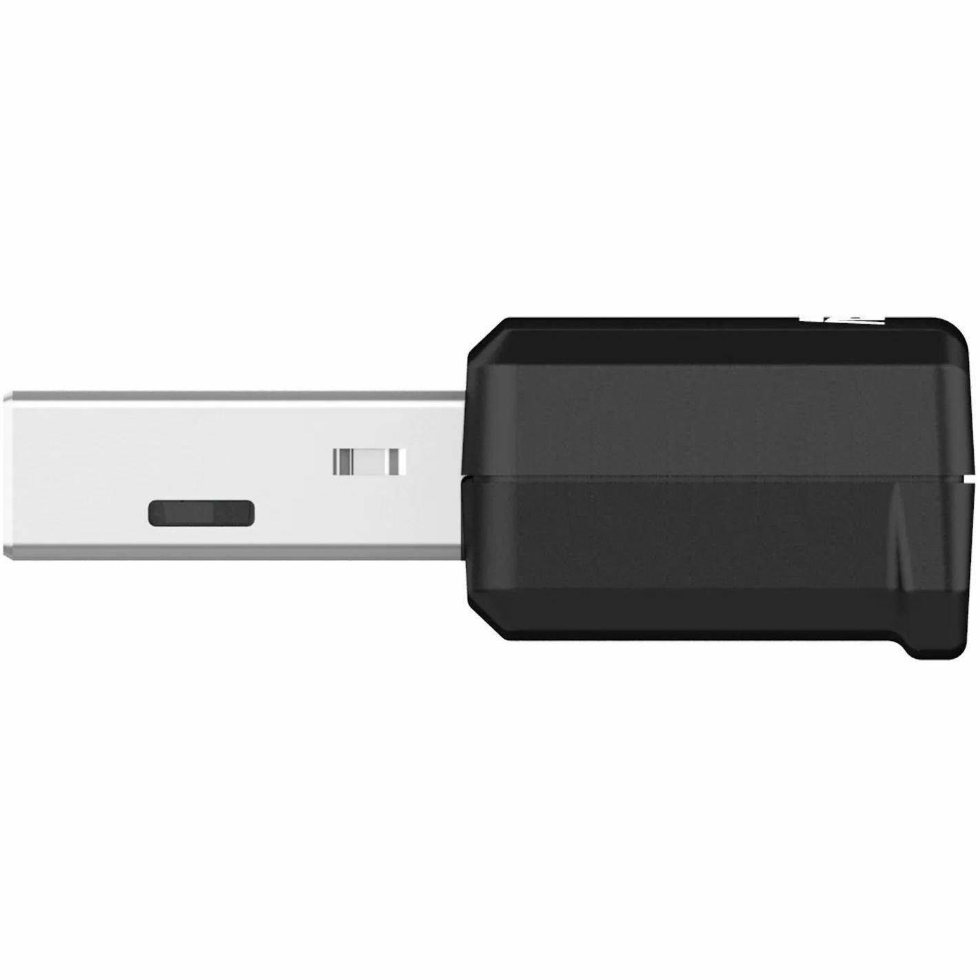 Asus USB-AX57 Nano IEEE 802.11 a/b/g/n/ac/ax Dual Band Wi-Fi Adapter for Desktop Computer, Notebook