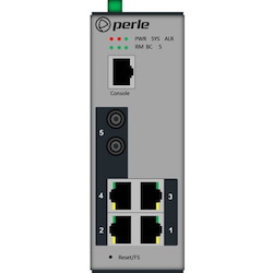 Perle IDS-205G-CSS20U 5 Ports Manageable Ethernet Switch - Gigabit Ethernet - 10/100/1000Base-T, 1000Base-BX
