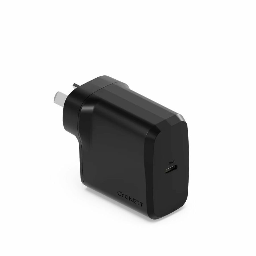 Cygnett PowerPlus 45W Usb-C PD GaN Fast Wall Charger -Black(CY4739PDWCH), Portable,Best For iPhone,Samsung's PPS & Usb-C Devices, 2 Years Warranty