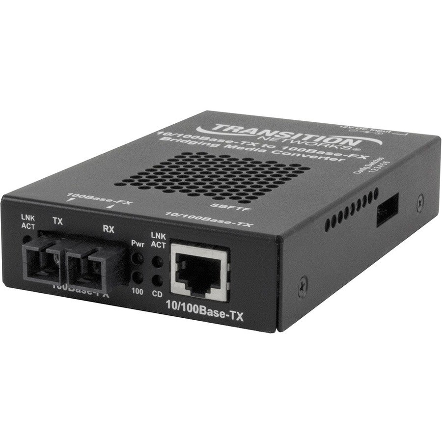 Stand-alone Fast Ethernet Media and Rate Converter 10/100Base-TX to 100Base-FX