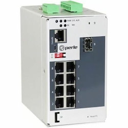 Perle IDS-409-SFP IDS-409-1SFP 8 Ports Manageable Ethernet Switch - Gigabit Ethernet - 10/100/1000Base-T, 100/1000Base-X