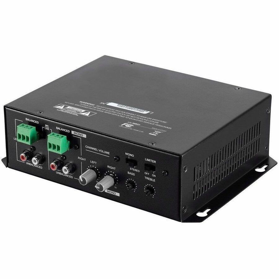 Monoprice Commercial Audio 120W 2CH Mixe