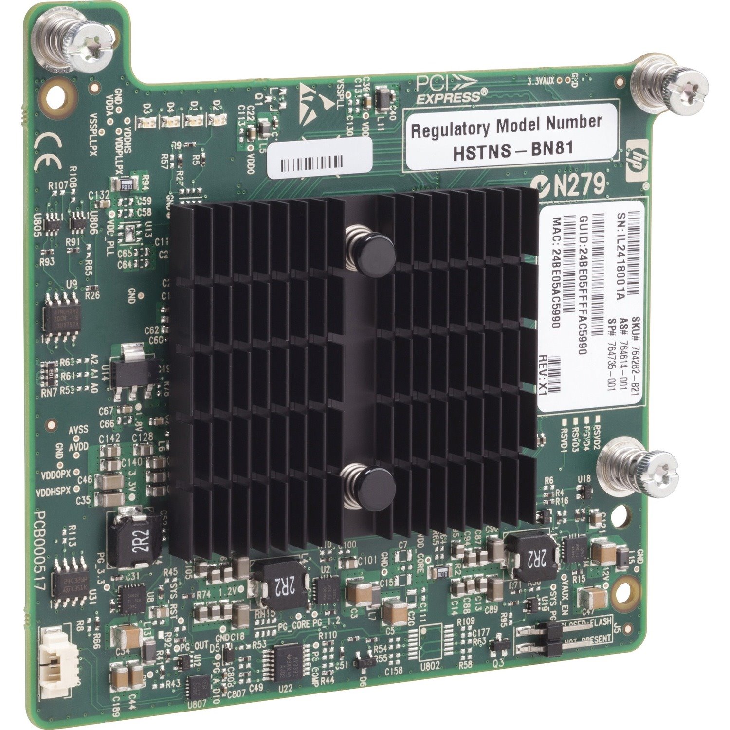 HPE 40Gigabit Ethernet Card for Server - 40GBase-X - QSFP - FlexibleLOM - TAA Compliant