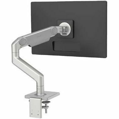 Humanscale M8.1 Mounting Arm for Monitor - Polished Aluminum, White