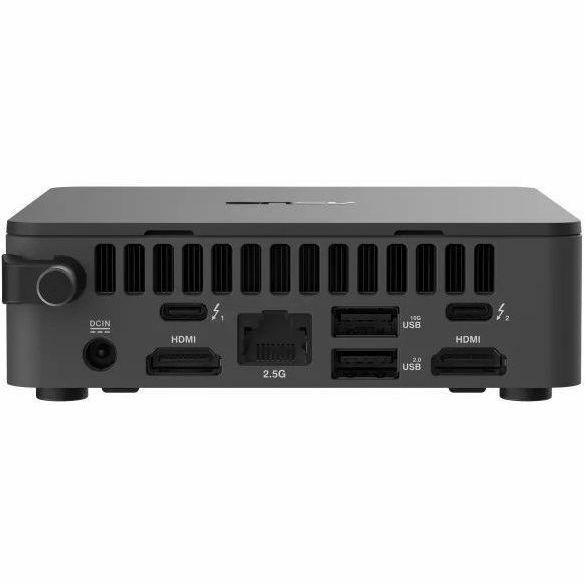 Asus NUC 13 Pro RNUC13ANKi70QC3 Desktop Computer - Intel Core i7 13th Gen i7-1360P - 16 GB - 512 GB SSD - Mini PC - Black