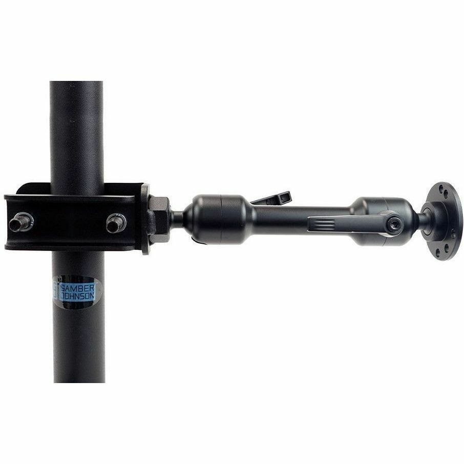 Gamber Johnson Gamber Zirkona, 3/4In To 1-7/8In Pole Mount With 6In Medium Dog-Bone And Amps PL