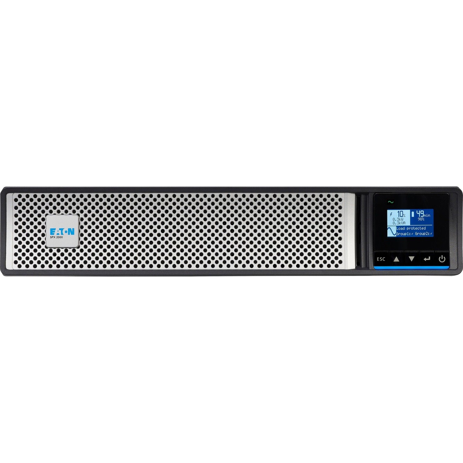 Eaton 5PX G2 1950VA 1950W 120V Line-Interactive UPS - 6 NEMA 5-20R, 1 L5-20R Outlets, Cybersecure Network Card Included, Extended Run, 2U Rack/Tower - Battery Backup