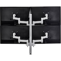 Atdec Modular AWMS-4-4675-H-S Desk Mount for Monitor, Flat Panel Display, Curved Screen Display - Silver