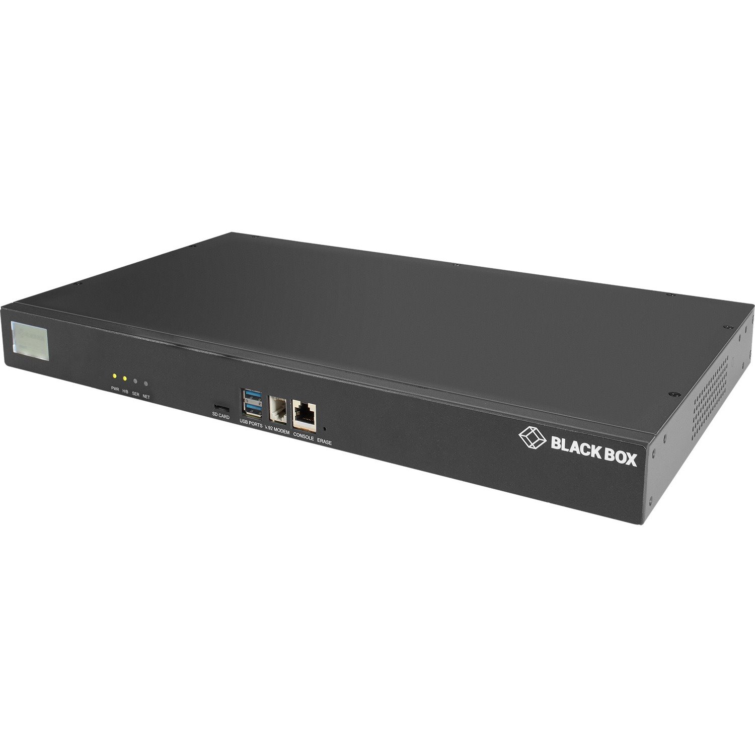 Black Box LES1700 Series Console Server - POTS Modem, Dual 10/100/1000